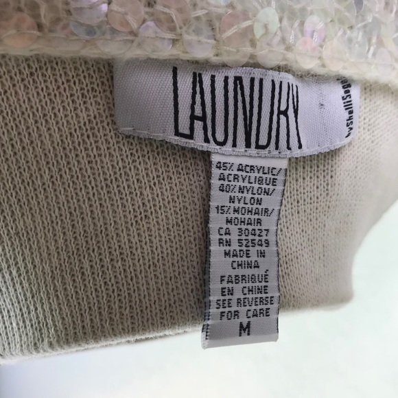 Laundry by Shelli Segal: Knit Sweater With Sequins - Picture 6 of 7
